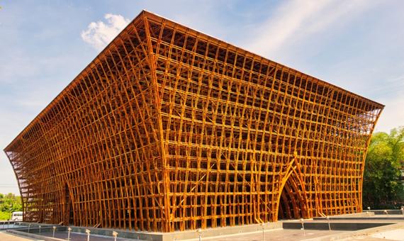 竹之傳奇 Bamboo Legend（迎賓竹圓拱門建築）